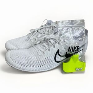 Nike Zoom Mamba 6 Track Field Spikes DR2733-100 White Black Men Sz 8.5 W/ Wrench